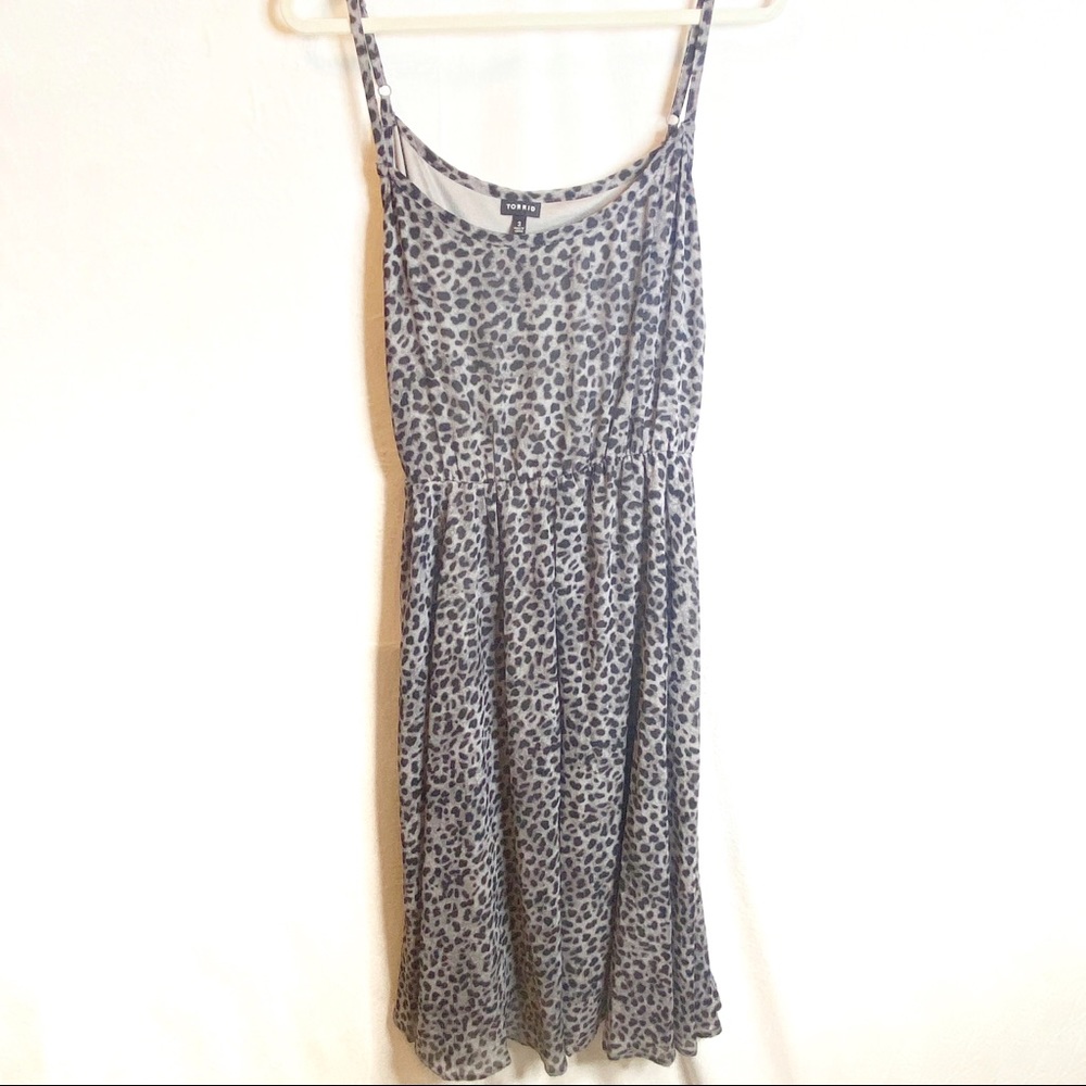 Torrid Leopard Print Dress Size 3